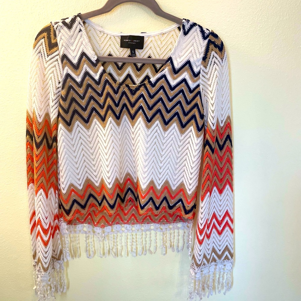 Romeo and Juliet Couture Fringe top